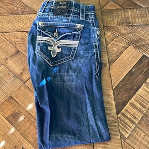 Men’s size 34  Blue “John Straight” Rock Revival jeans